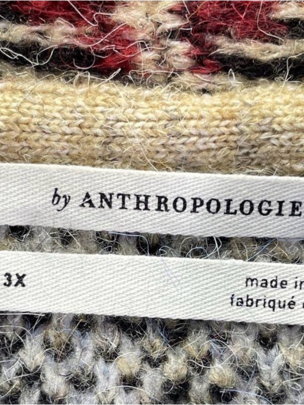 Anthropologie Paloma Fringe Cardigan Sweater | 3XL | Multi - Picture 5 of 7